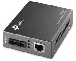 TP-Link 100M optički pretvarač, 10/100M RJ45 u 100M multi-mod SC, Full-duplex, do 2km