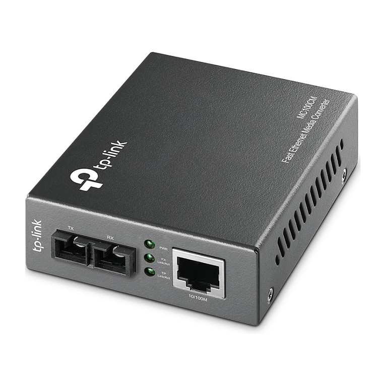 TP-Link 100M optički pretvarač, 10/100M RJ45 u 100M multi-mod SC, Full-duplex, do 2km-5