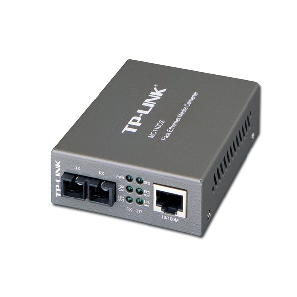 TP-Link 100M optički pretvarač, 10/100M RJ45 u 100M single-mod SC, Full-duplex, do 20km-3