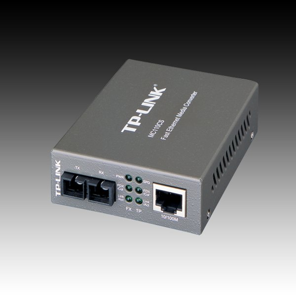 TP-Link 100M optički pretvarač, 10/100M RJ45 u 100M single-mod SC, Full-duplex, do 20km-5