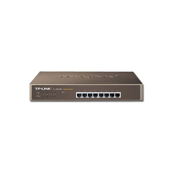 Preklopnik TP-LINK 8-port Gigabit Switch 8×10/100/1000M RJ45 ports 1U 19" Rack mount metalno kućište-3