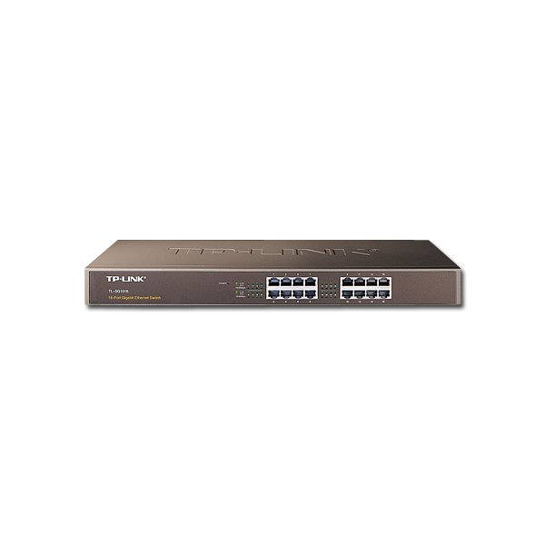 TP-Link 16-port Gigabit preklopnik (Switch), 16×10/100/1000M RJ45 ports, 1U 19", Rack Mount, metalno kućište-3