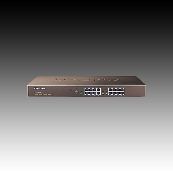 TP-Link 16-port Gigabit preklopnik (Switch), 16×10/100/1000M RJ45 ports, 1U 19", Rack Mount, metalno kućište-4
