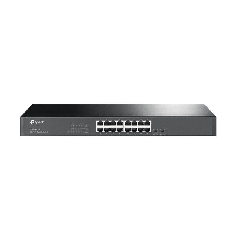 TP-Link 16-port Gigabit preklopnik (Switch), 16×10/100/1000M RJ45 ports, 1U 19", Rack Mount, metalno kućište-10