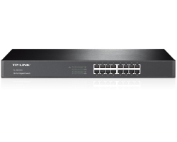 TP-Link 16-port Gigabit preklopnik (Switch), 16×10/100/1000M RJ45 ports, 1U 19", Rack Mount, metalno kućište-1