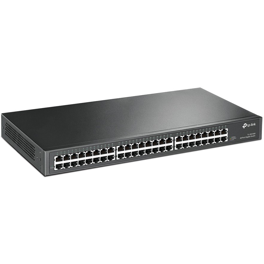 Preklopnik TP-LINK 48-port Gigabit Switch 48×10/100/1000M RJ45 ports, 1U 19" rack-mount, metalno kućište-6