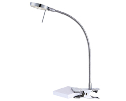 Stolna svjetiljka ECOVISION LED, 5W, 3000K (topla bijela, kromirana, 400lm, >50.000 sati životni vijek)