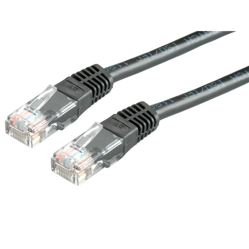 Roline UTP mrežni kabel Cat.5e, 2.0m crni-1