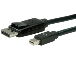 Roline DisplayPort kabel v1.1, DP - Mini DP, M/M, 2.0m crni-0