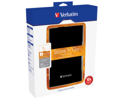 Verbatim 2.5" StorenGo 1TB HDD, USB3.0 crni