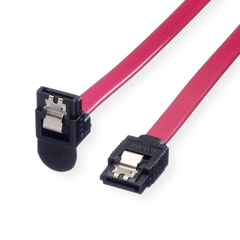 Roline SATA 6.0Gbit/s kabel, kutni, 1.0m-0