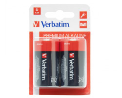 Baterija VERBATIM D Alkaline (2 komada)-1
