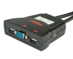KVM preklopnik ROLINE Star (1 korisnik/2 PC) USB/Audio-0