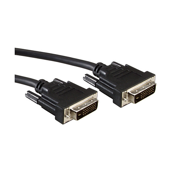 Roline DVI kabel, DVI-D (24+1) Dual Link, M/M, 15m crni-2