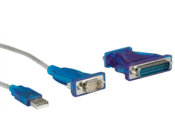 Roline VALUE pretvarač USB2.0 - Serial RS232, DB9/DB25, 1.8m