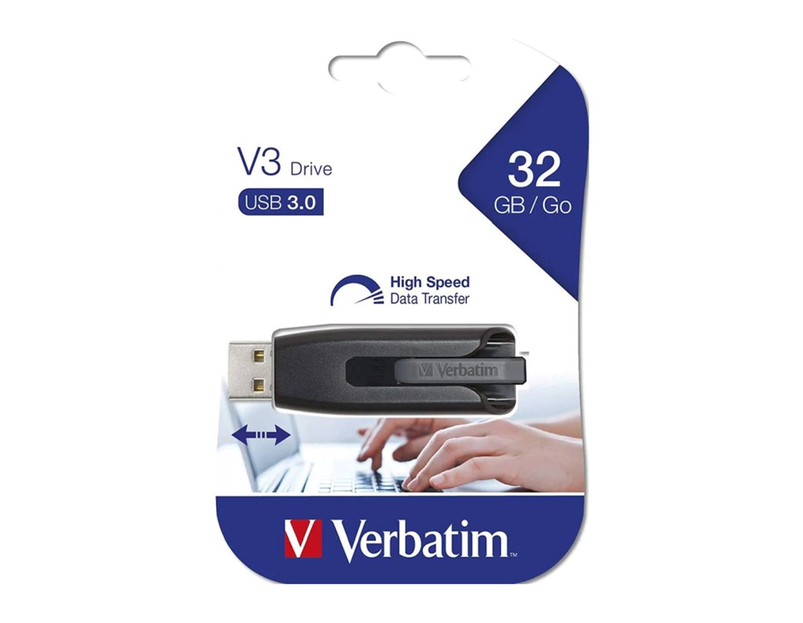 USB memorija VERBATIM V3 (USB 3.0, 32 GB) crna-1