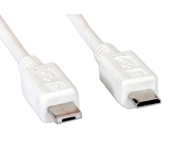 Roline VALUE USB2.0 kabel TIP Micro A(M) na Micro B(M), 1.8m bijeli