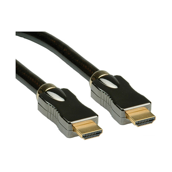 Roline HDMI Ultra HD kabel sa mrežom, M/M, 5.0m-1