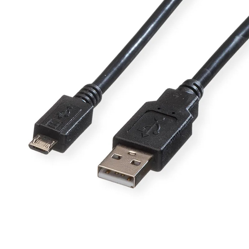 Roline USB2.0 kabel TIP A(M) na Micro B(M), 3.0m crni-0