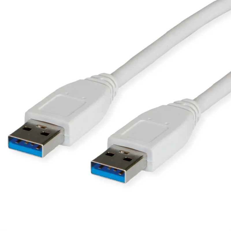 Roline VALUE USB3.0 kabel TIP A-A M/M, 3.0m bijeli-0