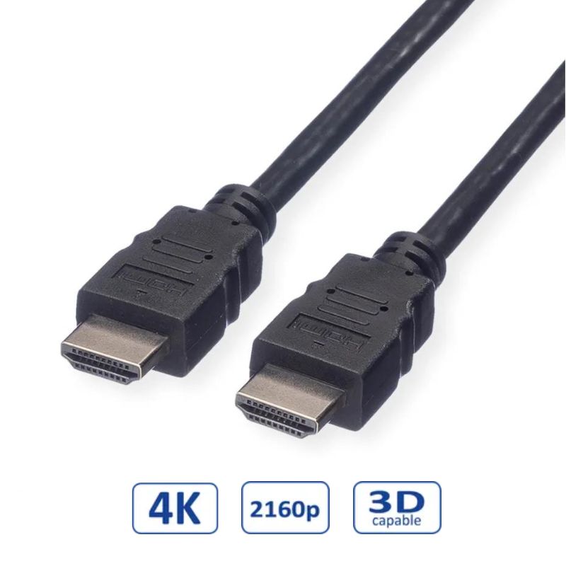Roline HDMI kabel sa mrežom, HDMI M - HDMI M, 5.0m-0