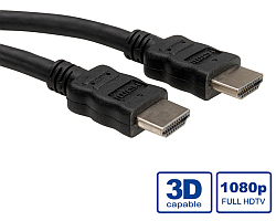 Roline HDMI kabel sa mrežom, HDMI M - HDMI M, 5.0m-1