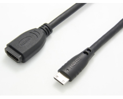 Roline VALUE adapter/kabel HDMI - Mini HDMI, F/M, 0.15m