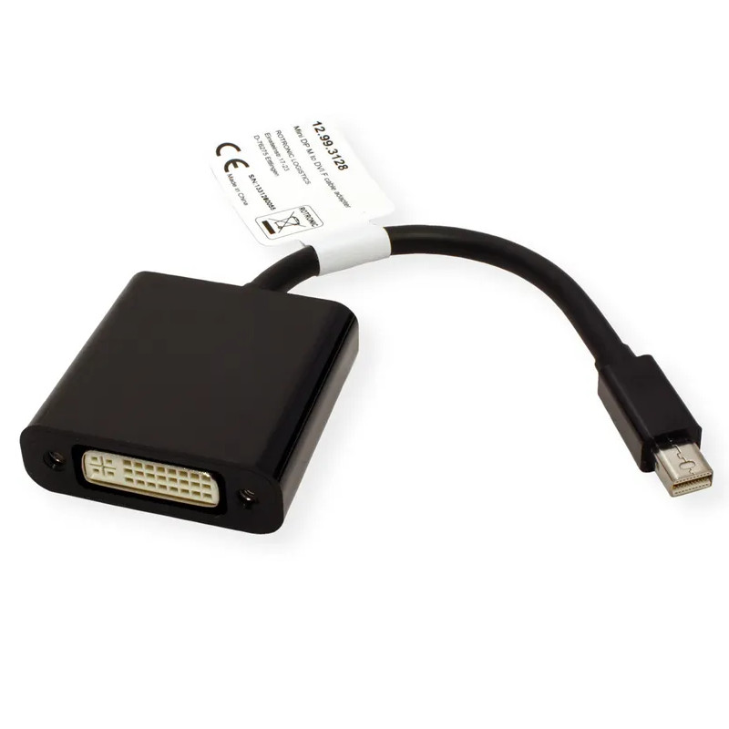 Roline VALUE adapter/kabel Mini DisplayPort - DVI-D (24+1), M/F, 0.15m-0