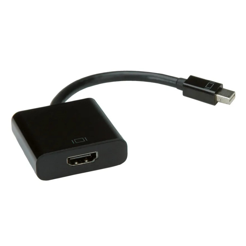 Adapter ROLINE VALUE Mini DisplayPort - HDMI, M/F, 0.15m-0