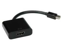 Adapter ROLINE VALUE Mini DisplayPort - HDMI, M/F, 0.15m-1
