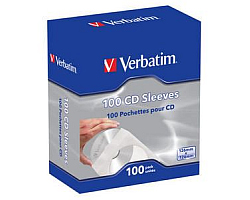 Verbatim CD/DVD papirnate košuljice (pakiranje 100 kom.)