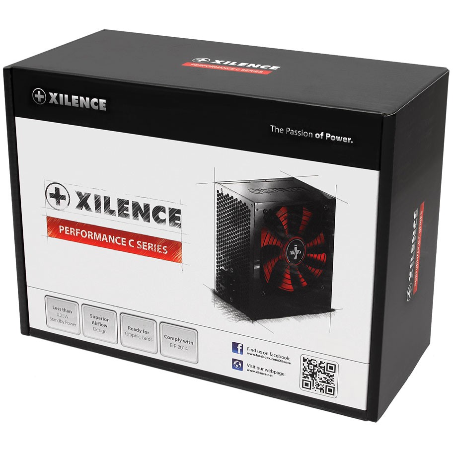 Napajanje XILENCE 600W Performance C ATX 2.3.1 aktivan PFC 1×PCIe 6×SATA 20+4-pina 120mm ventilator crno-2