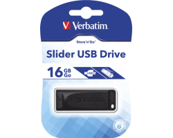 Verbatim USB2.0 StorenGo Slider 16GB crni