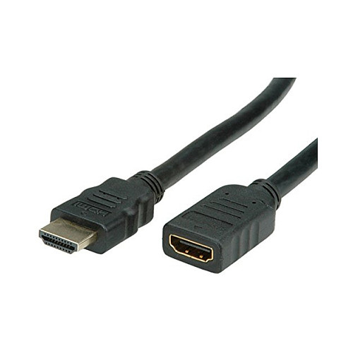Roline VALUE HDMI produžni kabel sa mrežom, HDMI M - HDMI F, 3.0m-1