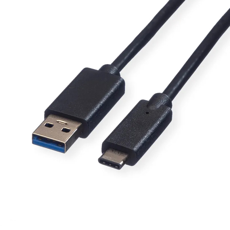 Roline USB3.1 kabel TIP A-C M/M, 1.0m crni-1