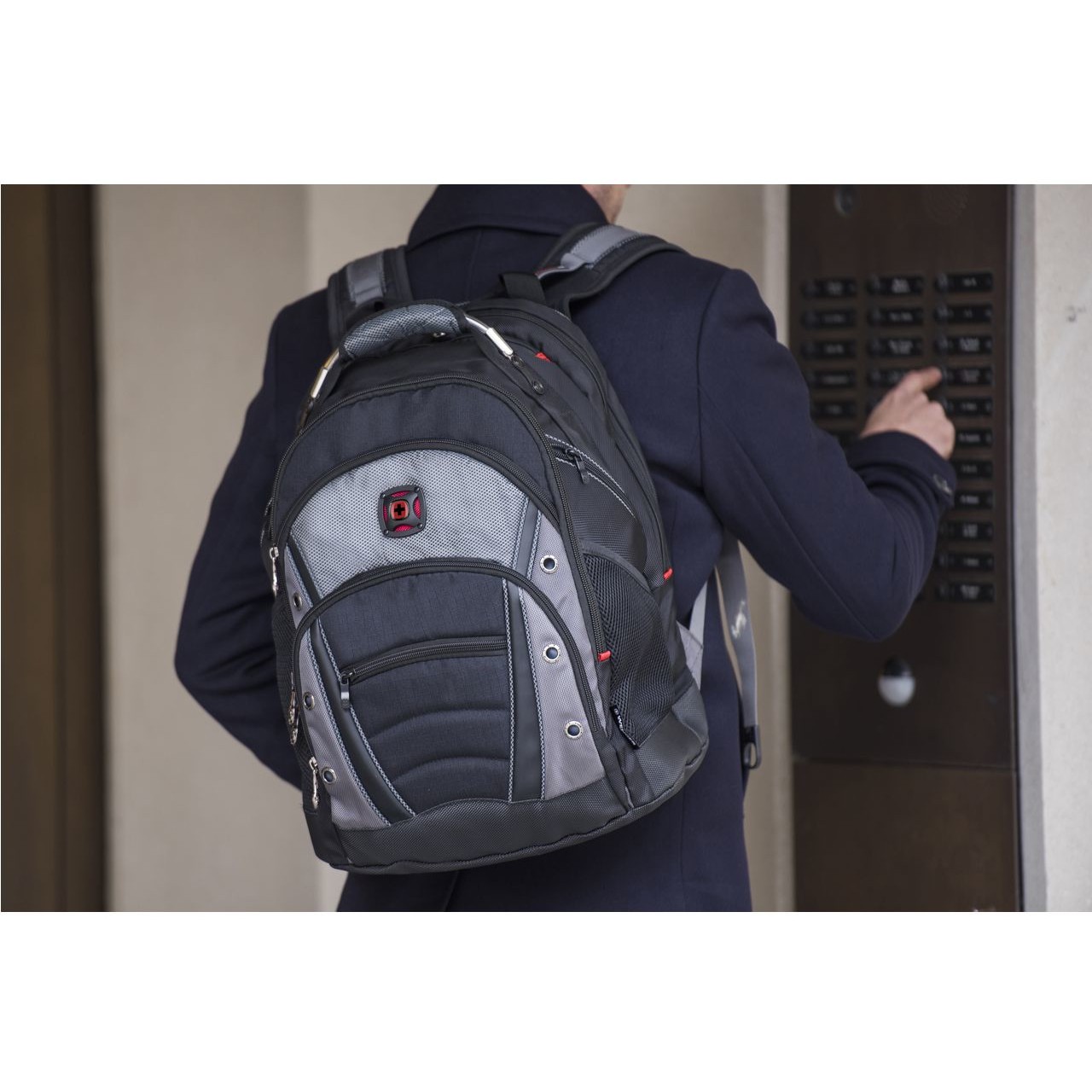 Wenger ruksak Synergy za 16" prijenosnik crno/sivi-6