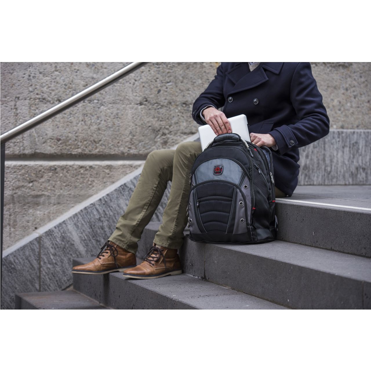 Wenger ruksak Synergy za 16" prijenosnik crno/sivi-7