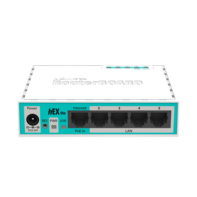Router Mikrotik RB750r2 hEX lite 850MHz CPU 64MB RAM 5×LAN RouterOS L4 plastično kućište-6