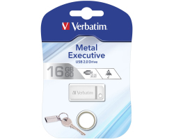 Verbatim USB2.0 StorenGo Metal Executive 16GB, srebrni-0