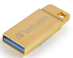 USB Stick VERBATIM StorenGo Metal Executive 64GB (USB 3.2 Gen 1, zlatni)