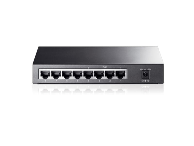 TP-Link 8-port Gigabit PoE preklopnik (Switch), 8×10/100/1000M RJ45 ports, 4×PoE ports, metalno kućište (53W)-4