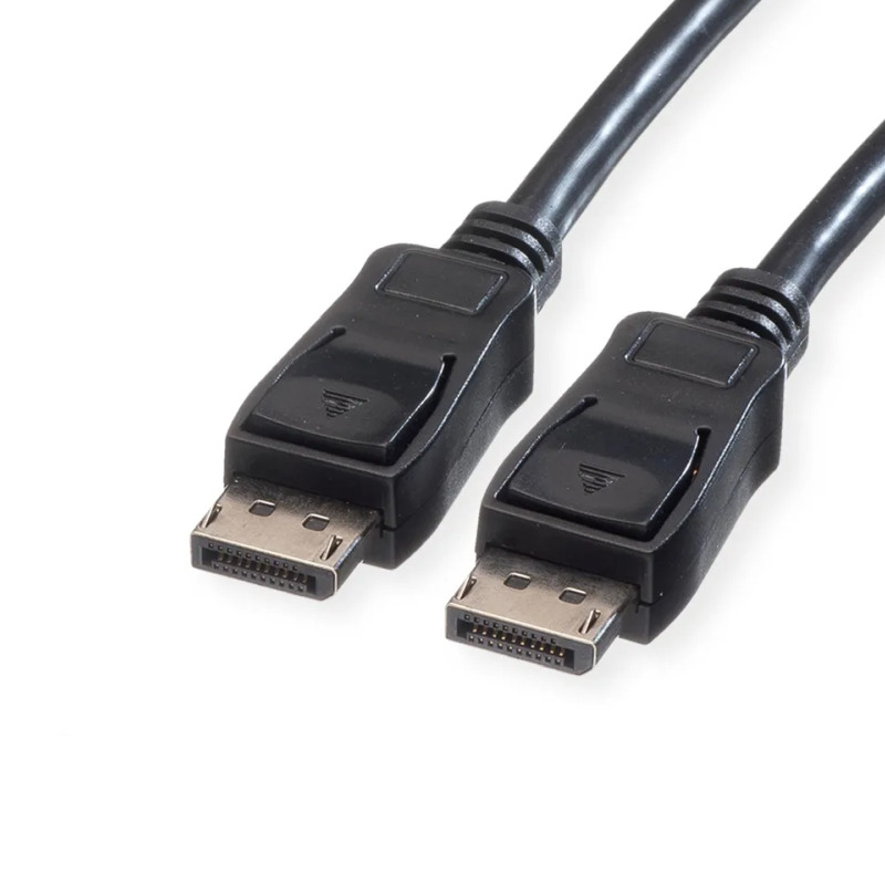 Roline VALUE DisplayPort kabel, DP-DP M/M, 1.0m crni-1