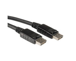 Roline VALUE DisplayPort kabel, DP-DP M/M, 10m crni