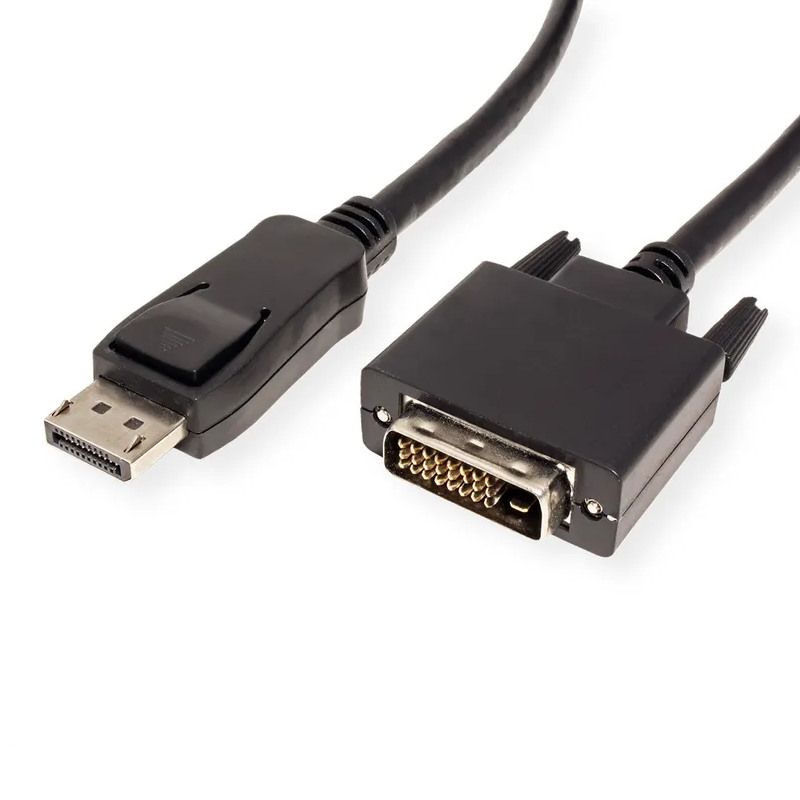 Roline VALUE DisplayPort kabel, DP - DVI-D (24+1), M/M, 3.0m crni-0
