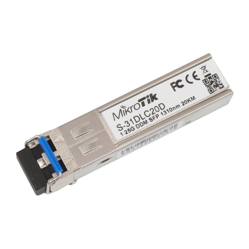 SFP modul MIKROTIK S-31DLC20D 1.25G SM 20km 1310nm-2