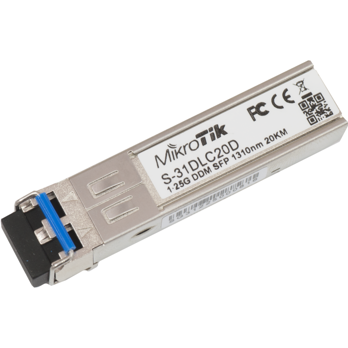 SFP modul MIKROTIK S-31DLC20D 1.25G SM 20km 1310nm-1