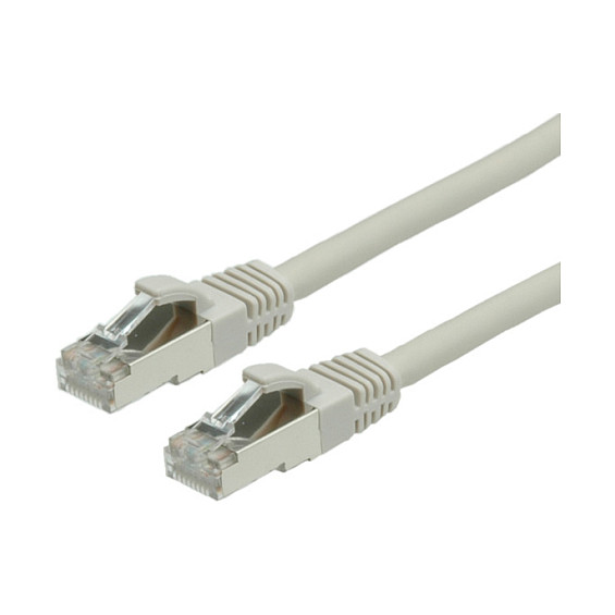 Roline VALUE S/FTP (PiMF) mrežni kabel oklopljeni Cat.6 (LSOH), 2.0m sivi-0