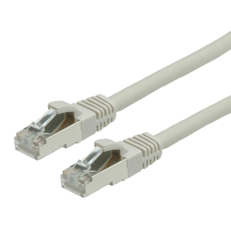 Roline VALUE S/FTP (PiMF) mrežni kabel oklopljeni Cat.6 (LSOH), 3.0m sivi-2