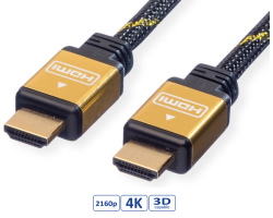 Roline GOLD HDMI kabel sa mrežom, M/M, 5.0m-1