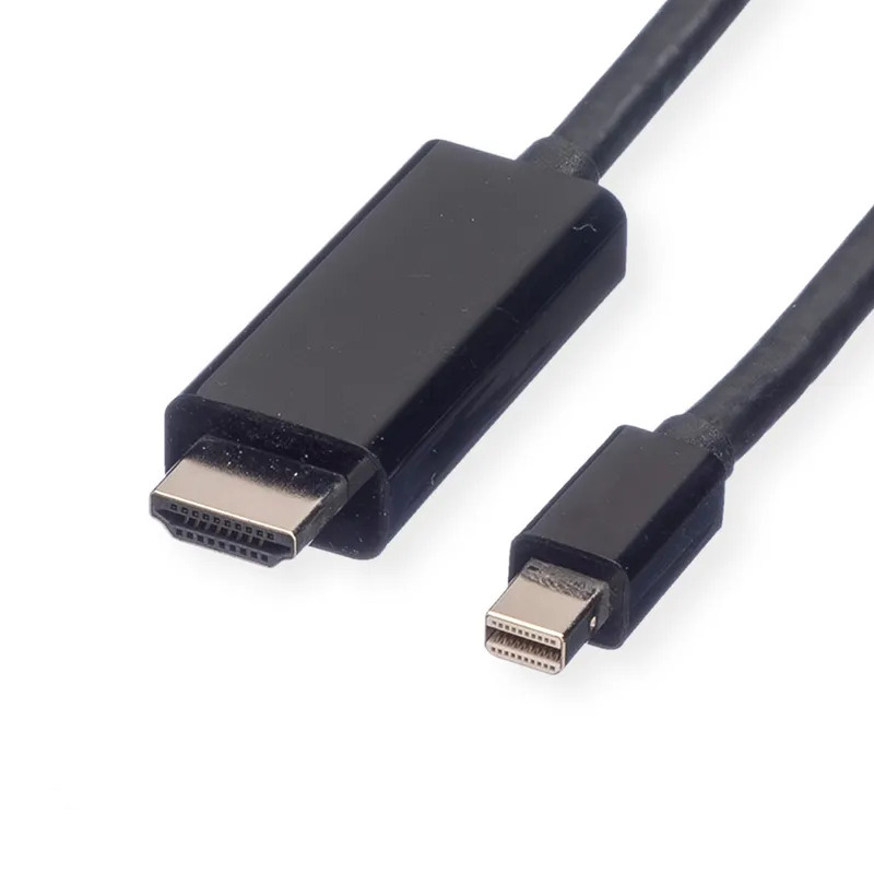 Roline VALUE Mini DisplayPort kabel v1.2, Mini DP - UHDTV, M/M, 2.0m crni-0
